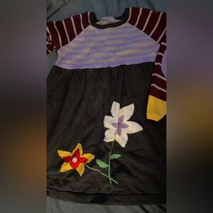 Hanna Andersson Striped Multicolor sweater Dress